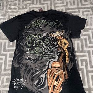 Ed Hardy T shirt.